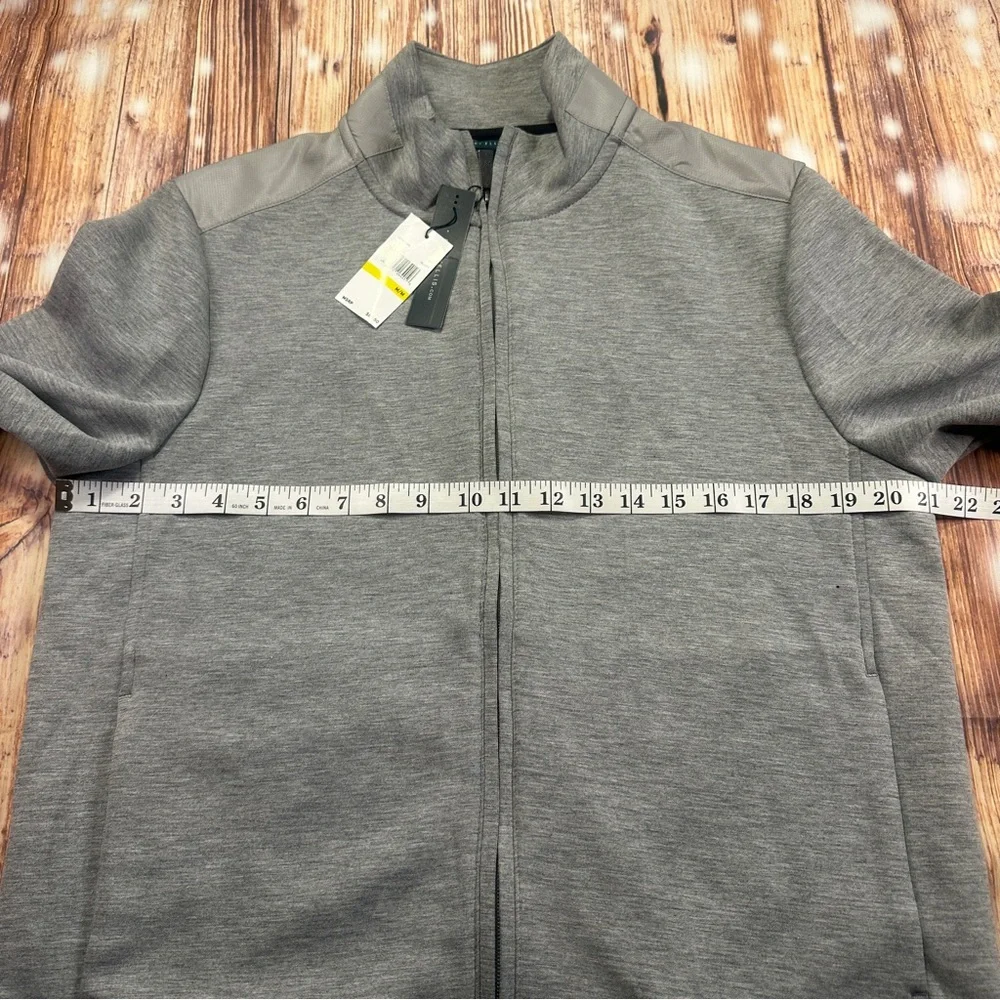 NWT Perry Ellis Full Zip Sweatshirt Men’s Size Medium - Picture 6 of 14